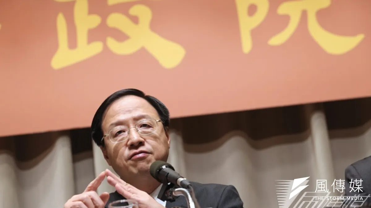 行政院長江宜樺主持治安會報,檢討兩岸共同打擊犯罪問題。(資料照片,吳逸驊攝)