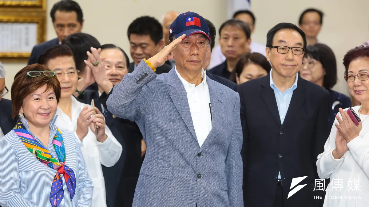 鴻海董事長郭台銘主動回應高雄市長韓國瑜表示無法參加初選一事。(資料照片,顏麟宇攝)