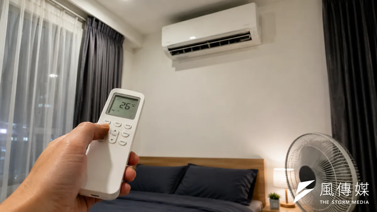 台電提醒,冷氣風量設定「弱風」未必省電,正確使用習慣才是節電關鍵。(示意圖/AI生成)