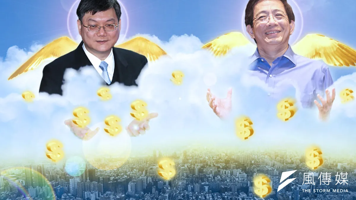 對許多創業者來說,前國發會主委管中閔(右)積極推動的國發基金創業天使計畫算是「門檻最低」的補助計畫,此一計畫在現任主委杜紫軍(左)在任時期仍持續進行。(余志偉、林韶安攝/影像合成:風傳媒)