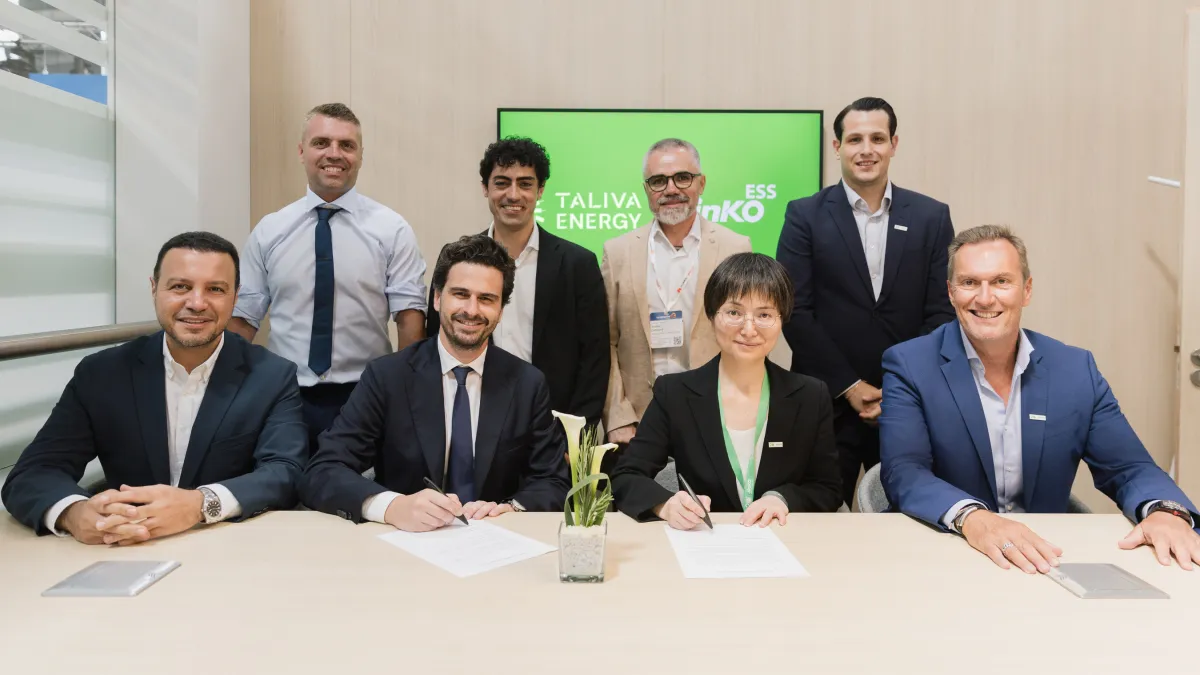 Jinko ESS and Taliva Energy Sign 400MWh Energy Storage Project Portfolio