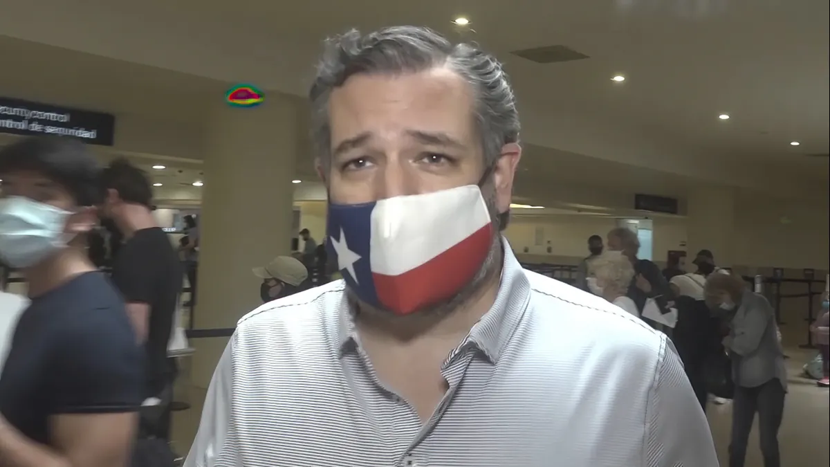 2021年2月,美國德州深陷冰雪暴,州民苦不堪言,參議員克魯茲(Ted Cruz)卻逃往墨西哥,引發要他辭職的聲浪(AP)
