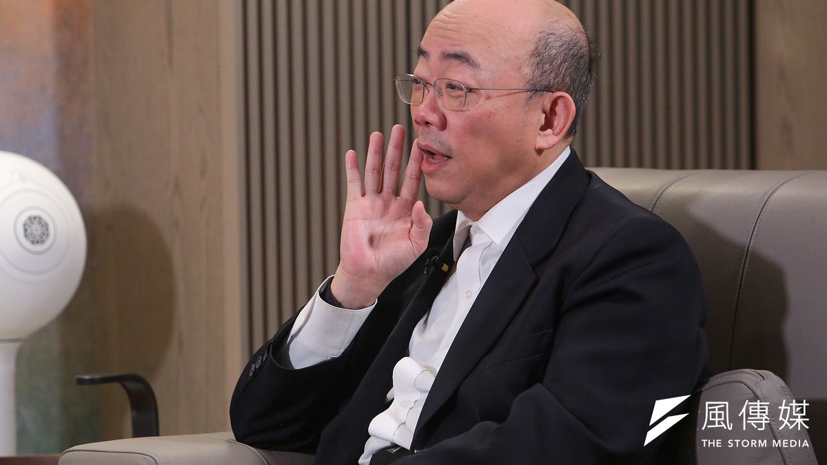 耶魯大學政治學博士郭正亮1日出席黃暐瀚《下班瀚你聊》政論節目。(顏麟宇攝) 耶魯大學政治學博士郭正亮1日出席黃暐瀚《下班瀚你聊》政論節目。(顏麟宇攝)