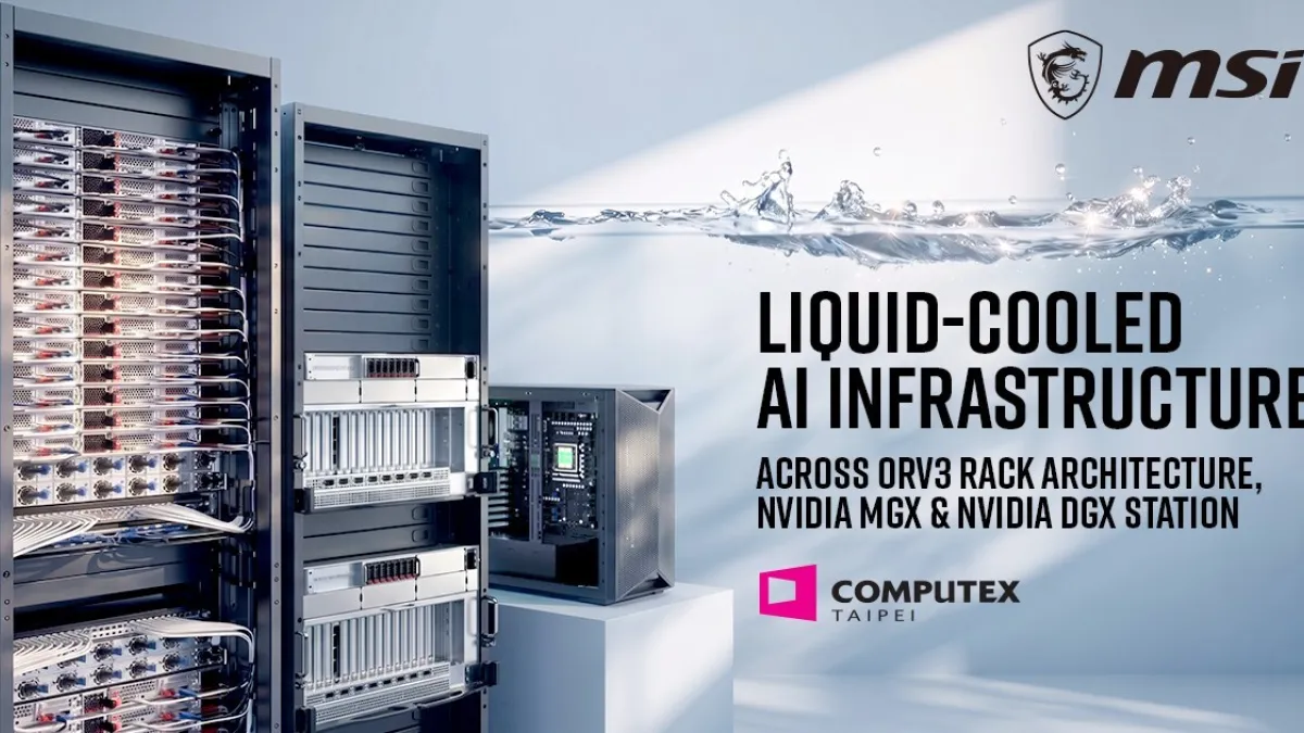MSI Showcases Liquid-Cooled AI Infrastructure, NVIDIA MGX, NVIDIA DGX Station and DC-MHS Platforms at COMPUTEX 2026