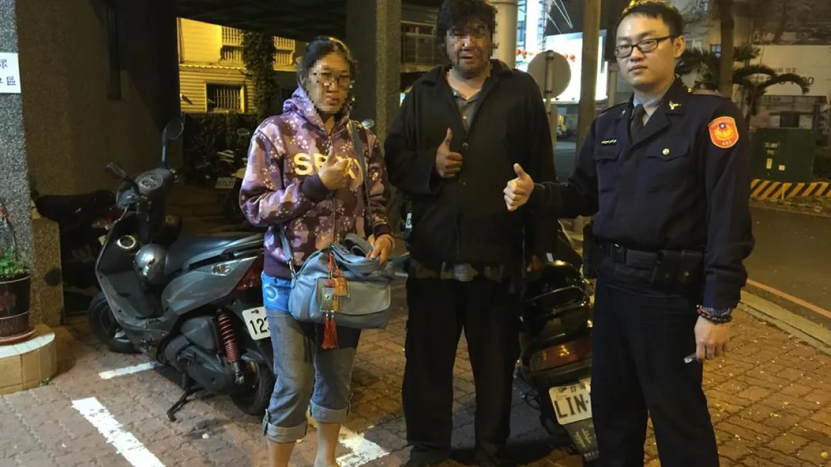 為了修車身無分文 嘉市警長掏腰包助情侶檔解圍
