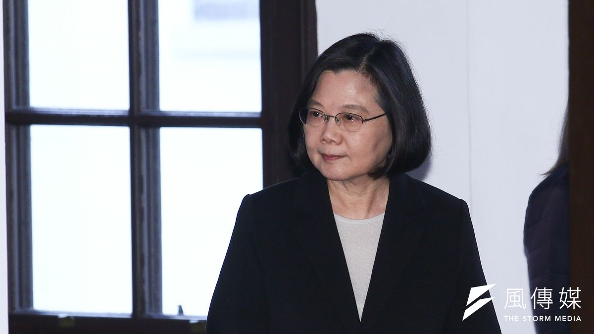 20190102-蔡英文總統於總統府回應習近平發表談話。(蔡親傑攝) 20190102-蔡英文總統於總統府回應習近平發表談話。(蔡親傑攝)