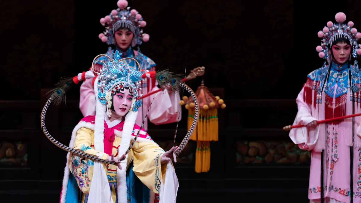 國光劇團7月「再見禁戲」最後一場演出的三齣戲之一《昭君出塞》,國光青衣黃詩雅飾演王昭君。(國光劇團提供)