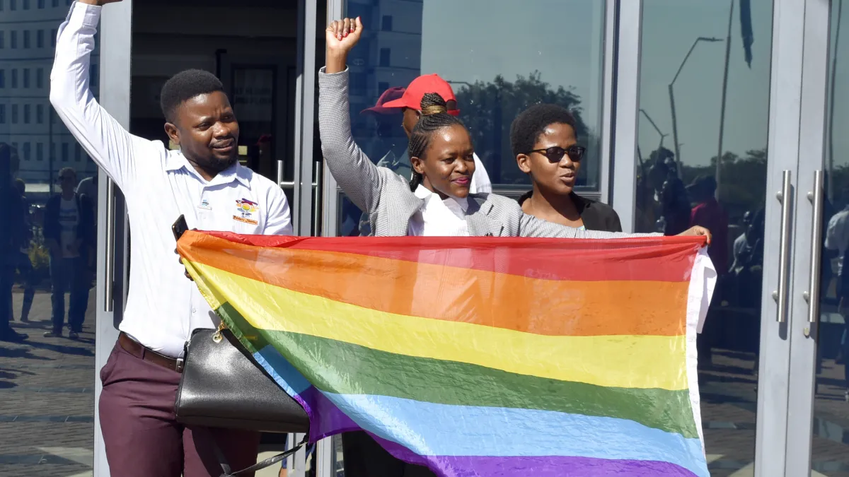 數年前,非洲南部國家波札那高等法院判決同志除罪化,LGBTQ人權取得一大勝利(AP)