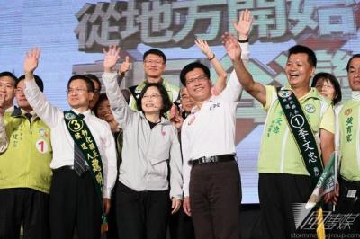 民進黨(蕭德洪攝)