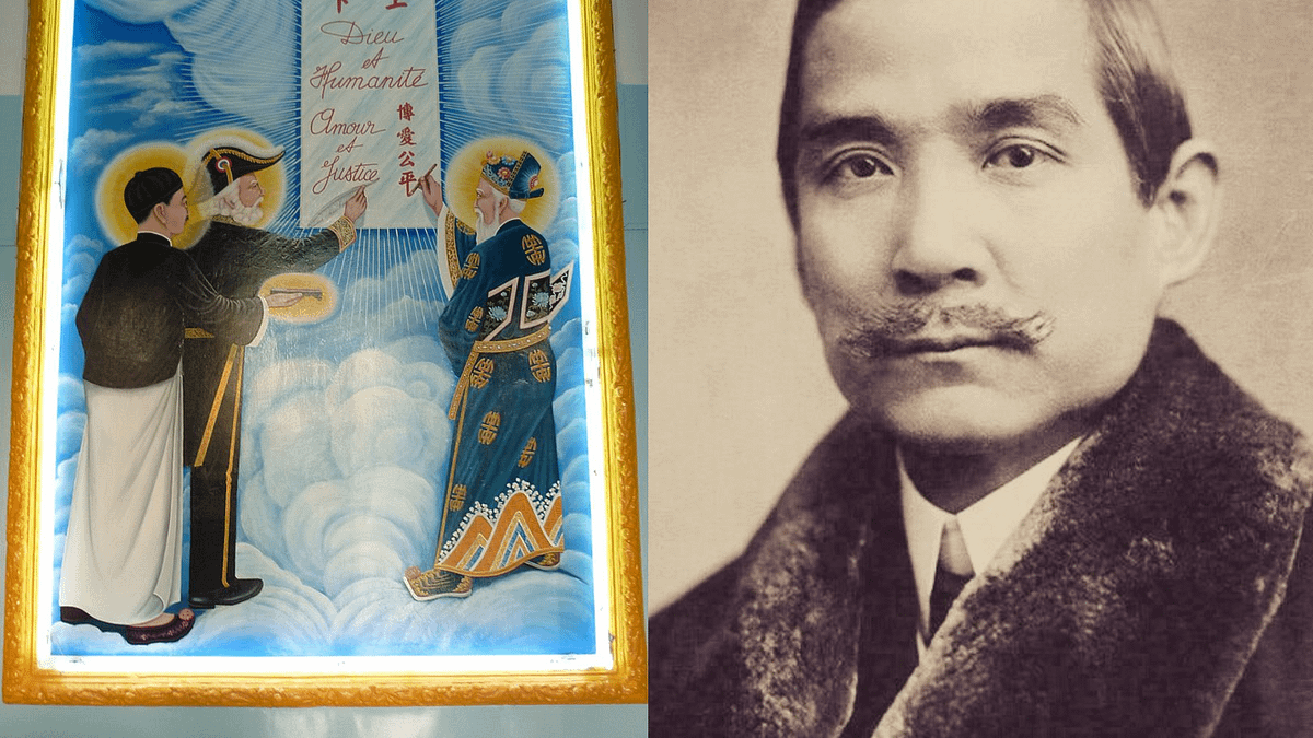在越南還就真的有一個神奇宗教,將孫中山列為教中得道的聖仙。(圖/取自維基百科) 在越南還就真的有一個神奇宗教,將孫中山列為教中得道的聖仙。(圖/取自維基百科)
