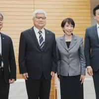 2026年2月5日、高市早苗首相は首相官邸でTSMCの魏哲家会長と会談した。(AP通信) 2026年2月5日、高市早苗首相は首相官邸でTSMCの魏哲家会長と会談した。(AP通信)