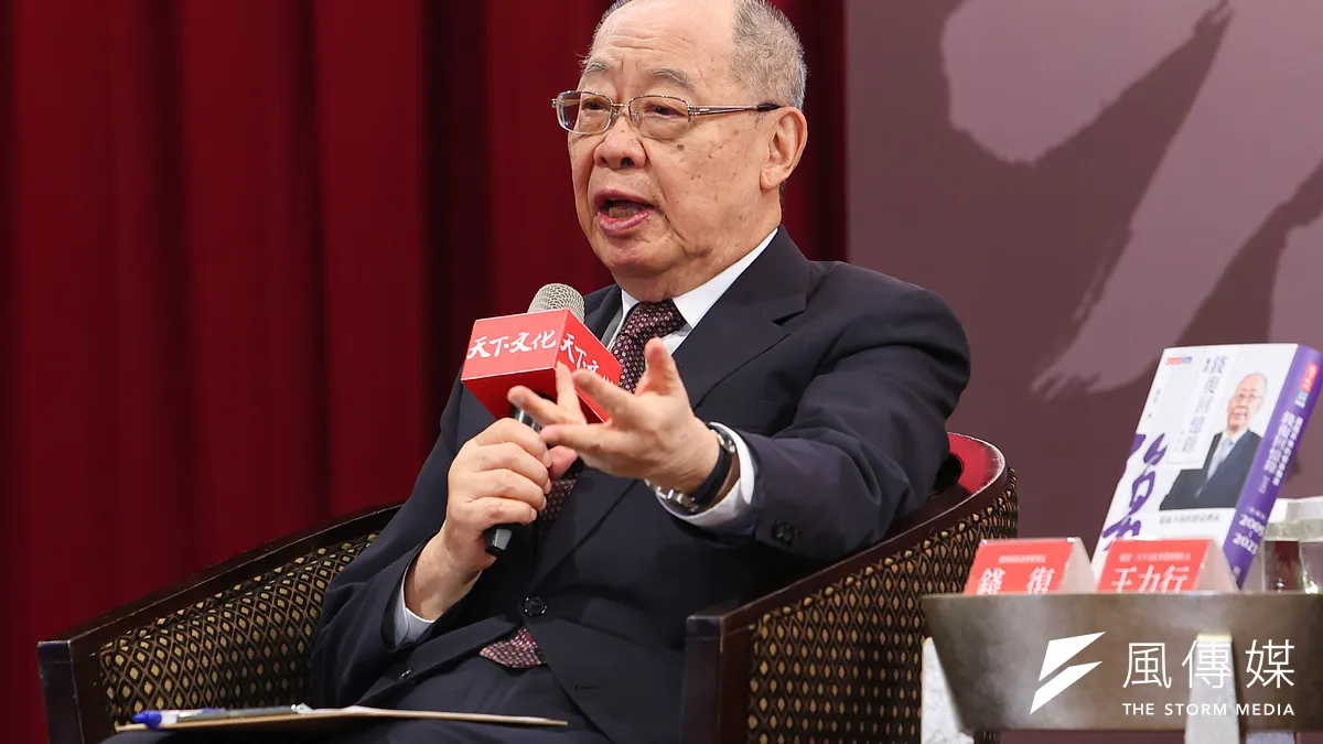 錢復20日舉行「錢復回憶錄」新書發表會。(資料照,顏麟宇攝)