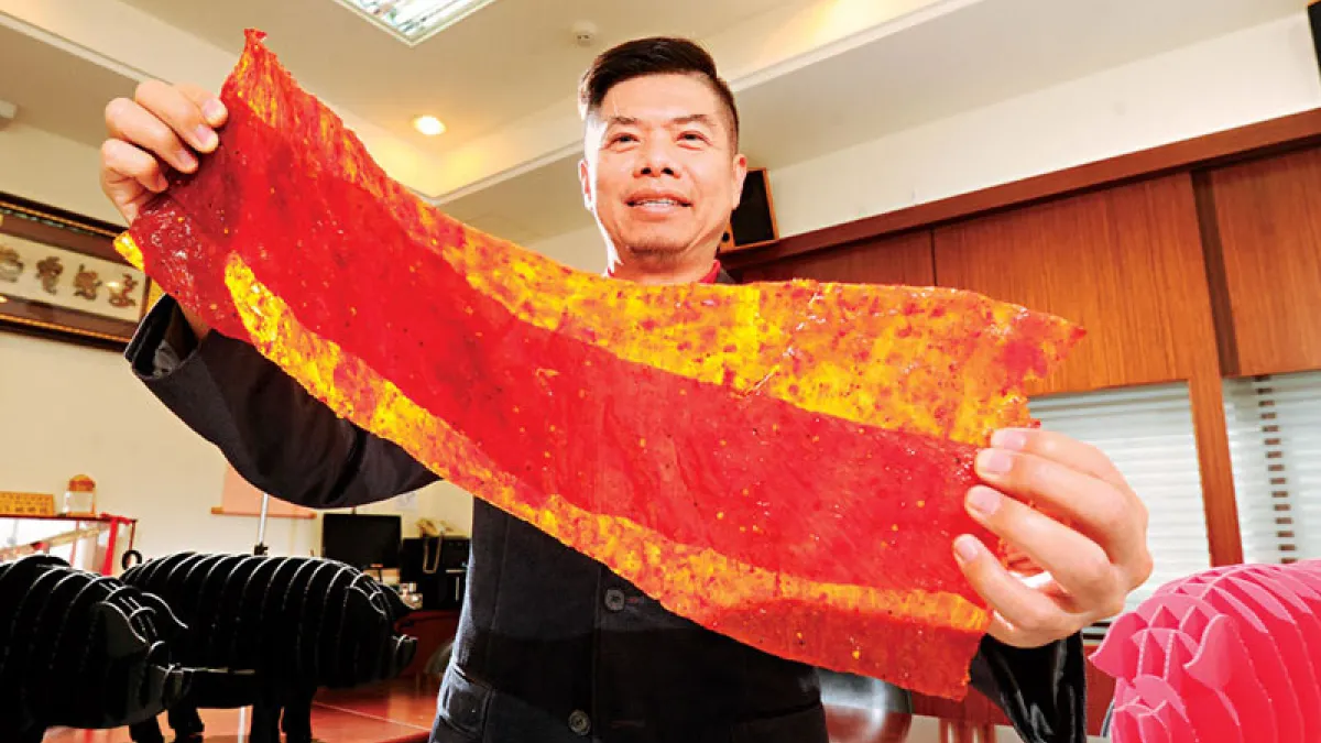 肉乾博士 棄學小子,拚出2億代工帝國。(商業周刊提供)