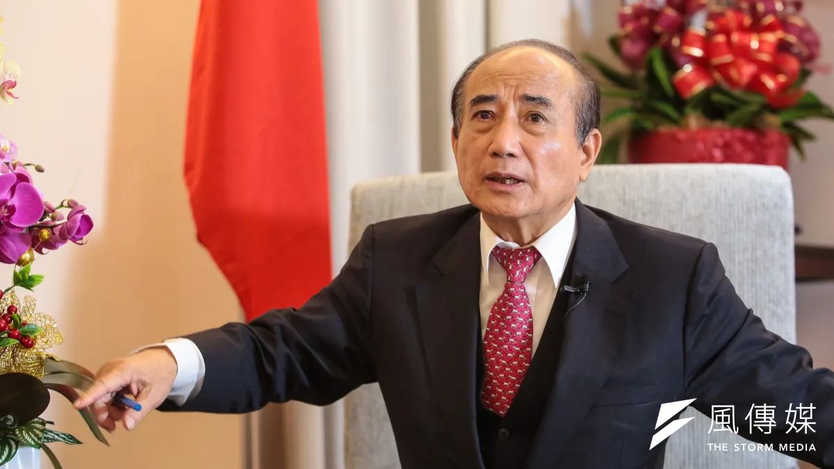 前立法院長王金平接受《風傳媒》專訪,力陳所謂的兩岸維持現狀就是維持和平現狀。(顏麟宇攝)