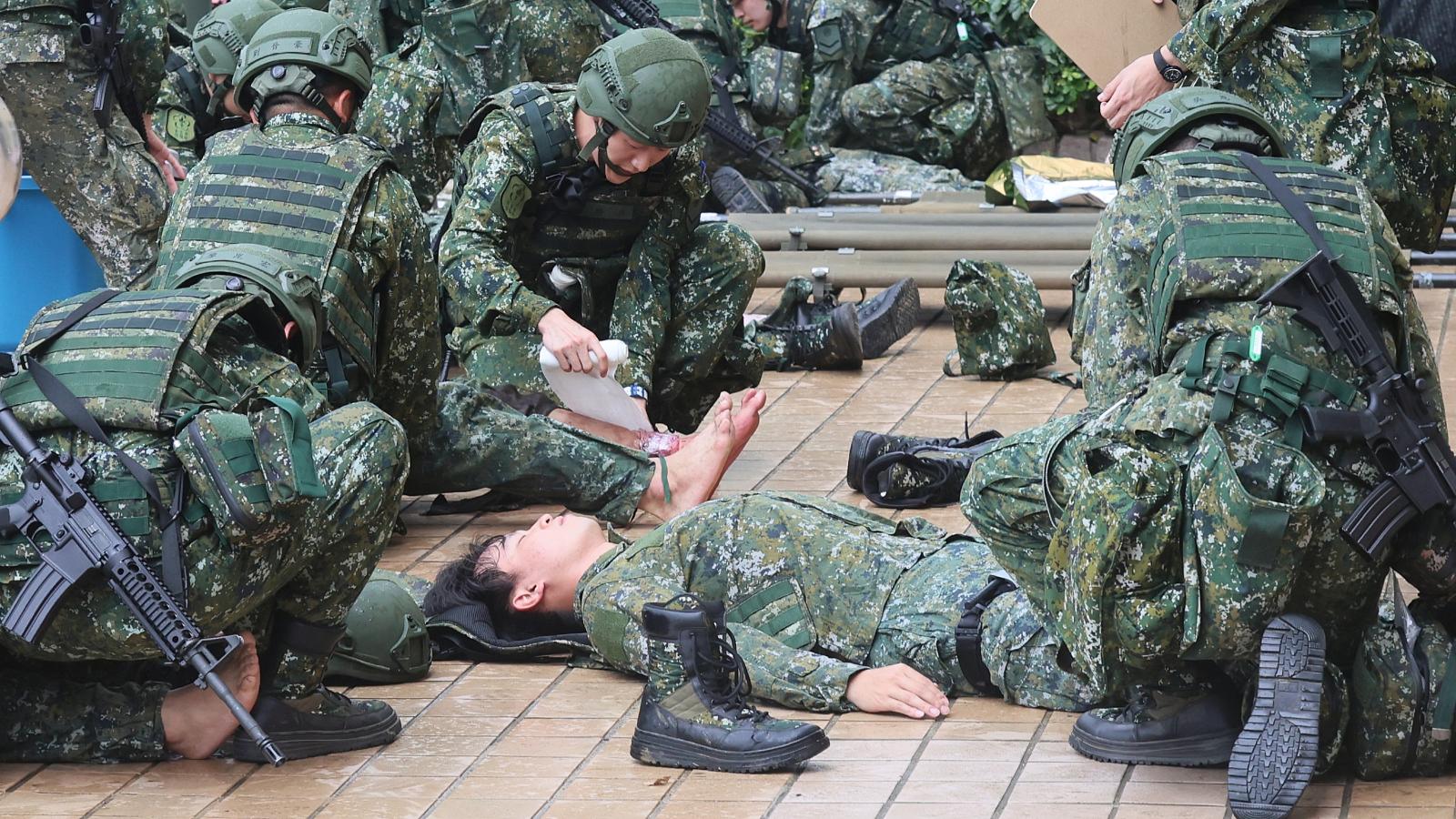 漢光演習》後備召集演練戰傷救護 「檢傷分類」人員本身就是榮總專科醫師
