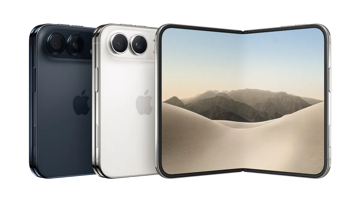 蘋果首款摺疊手機 iPhone Duo 即將登場,新機基本容量從256GB起跳,售價7萬4,900元,最高規格2TB更達11萬8,900元。(燦坤提供)