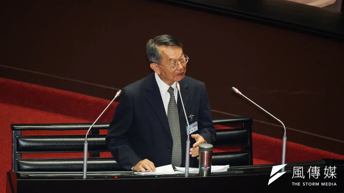 立法院全院委員會審查司法院正副院長被提名人,圖為司法院長提名人蔡秋明備詢。(蔡親傑攝)