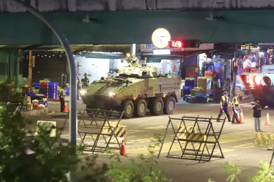 20250715-漢光41號演習憲兵指揮部於萬板大橋執行 「橋樑守備及據點群作戰」實戰化訓練。(陳品佑攝)