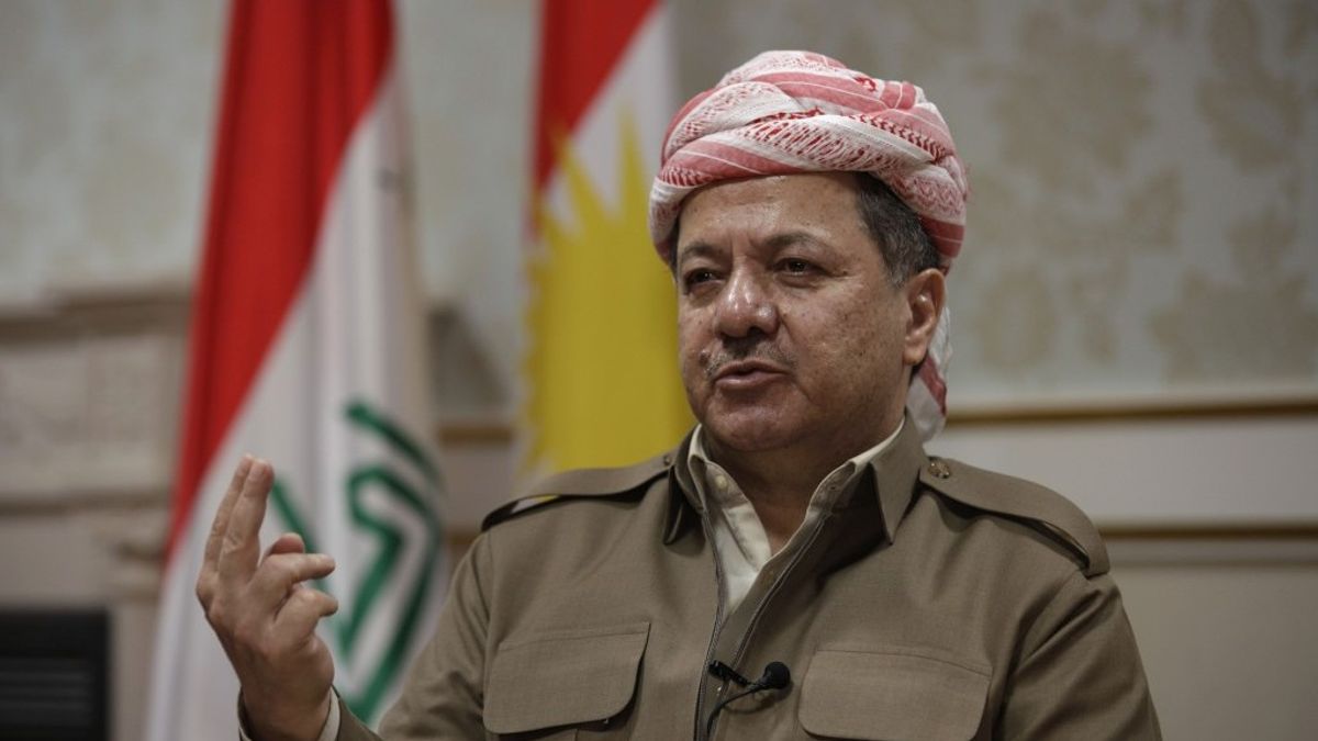 伊拉克庫德族自治區政府(KRG)主席巴爾札尼(Massoud Barzani)。(美聯社) 伊拉克庫德族自治區政府(KRG)主席巴爾札尼(Massoud Barzani)。(美聯社)