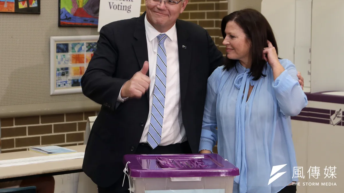 2019年5月18日,澳洲國會大選投票,現任總理莫里森(Scott Morrison)驚險獲勝(AP)