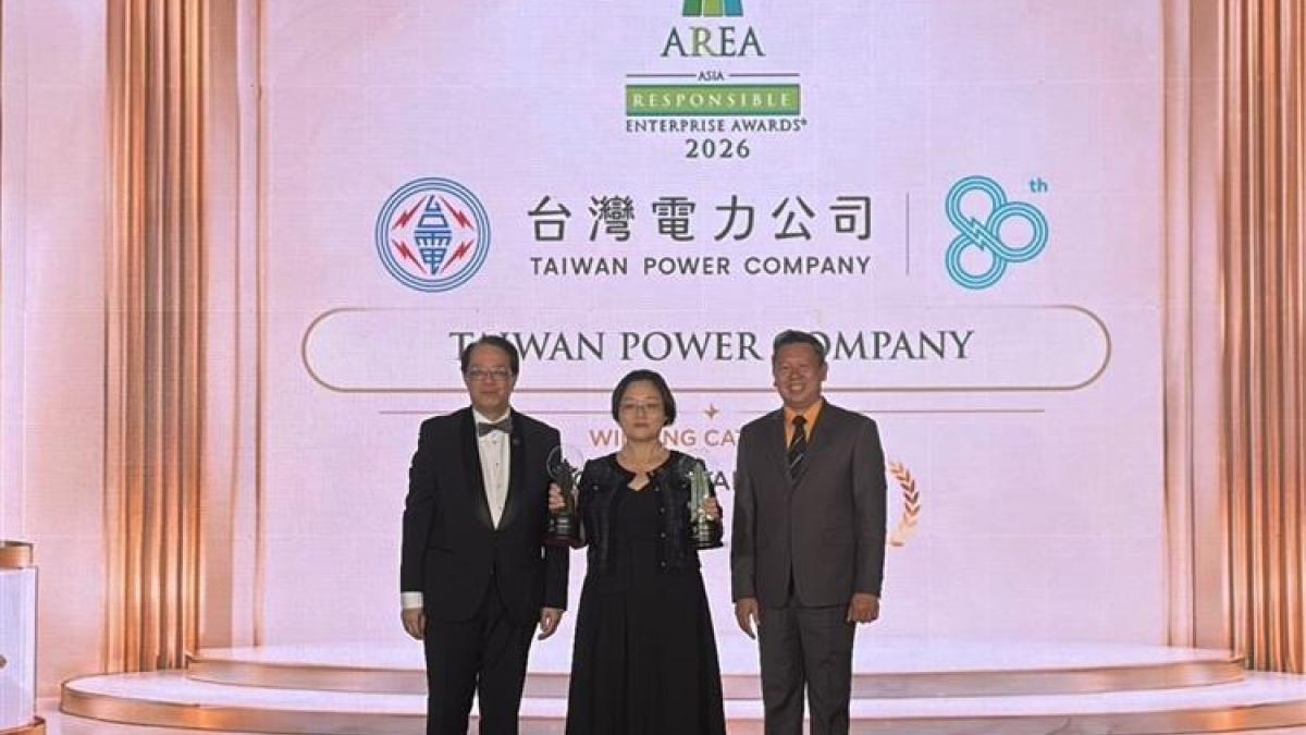 台電九度獲亞洲企業社會責任獎 深度節能、職場平權雙獲殊榮