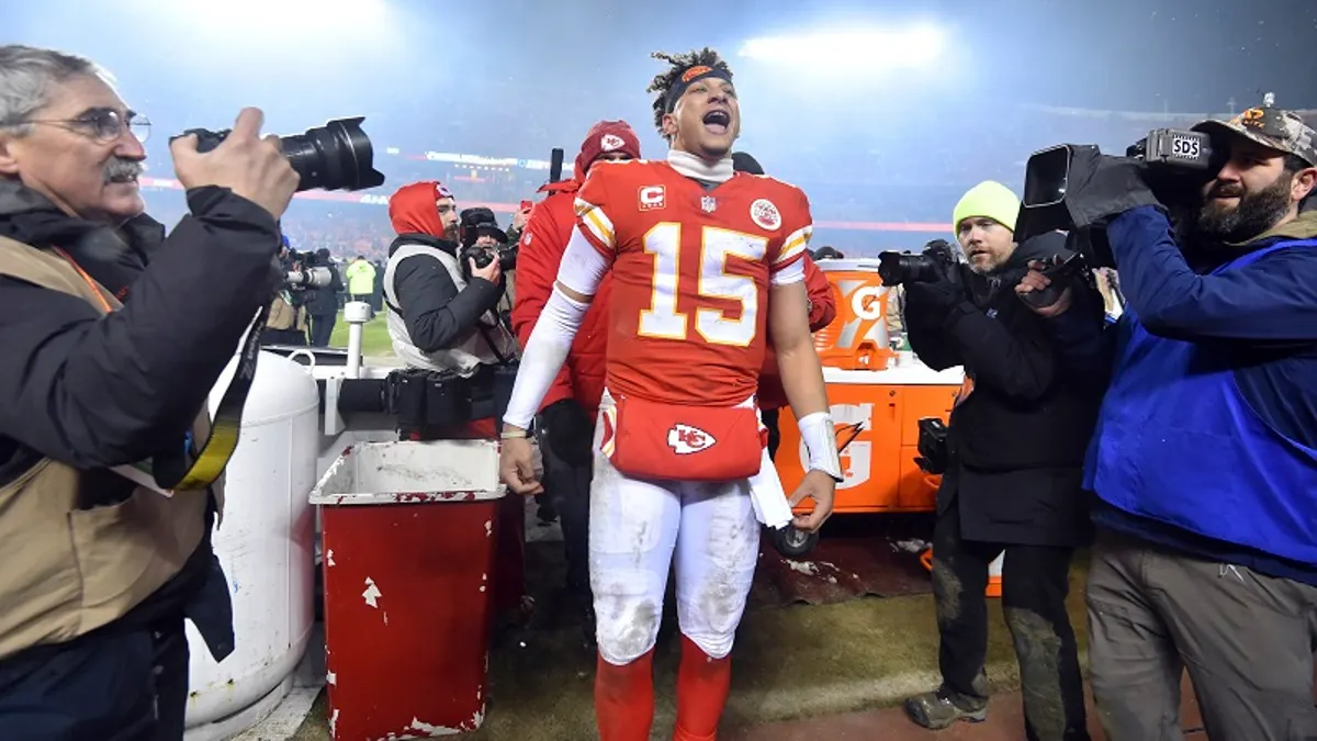 馬霍姆斯帶領酋長闖進美聯冠軍戰。(美聯社)