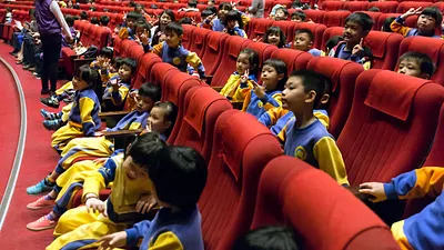 兒童免費欣賞高水準的劇團演出。(圖/基隆市政府提供)