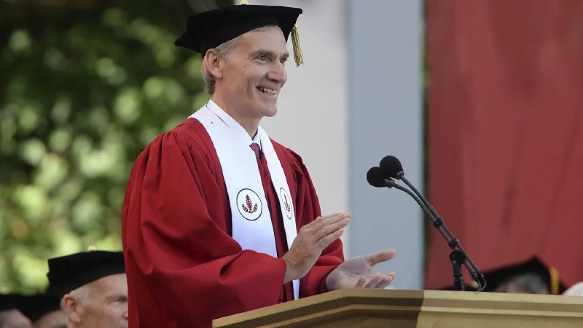 深陷學術倫理爭議的美國史丹福大學校長泰西耶-拉文尼(Marc Tessier-Lavigne)(AP)