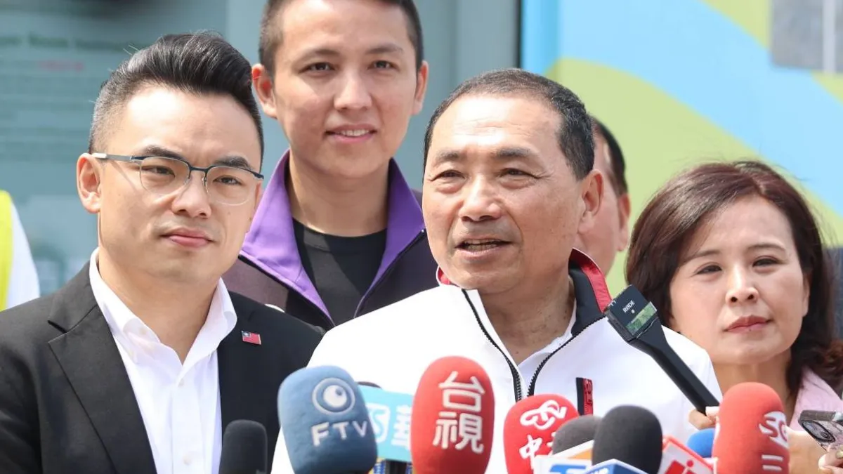 新北市長侯友宜強調,守護中華民國的民主、自由、主權,捍衛人民的安全,是國人共同的心願。(圖/新北市新聞局提供)