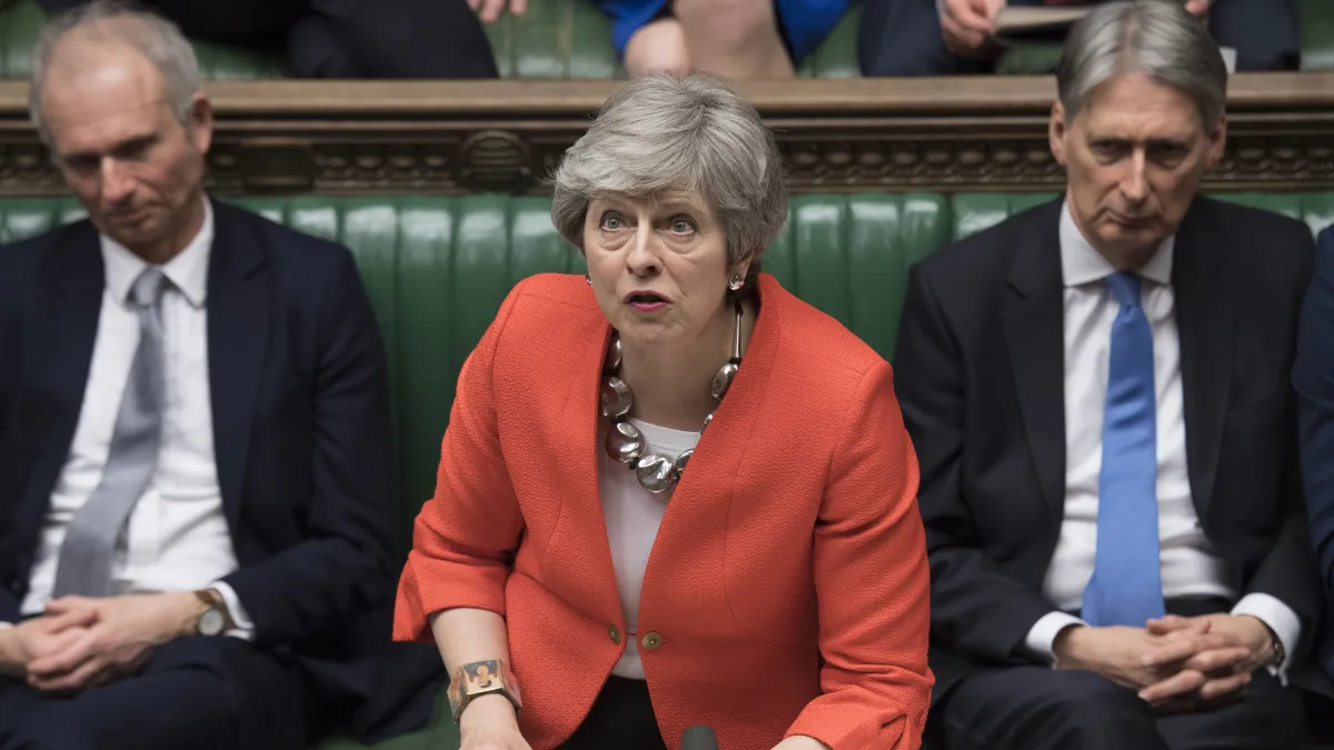 英國執政的保守黨及工黨的思維與利益以及英國跟歐盟近期的互動狀況,可以推測英國與歐盟最終將會走向對雙方最壞的無協議脫歐的情景。(資料照,AP)