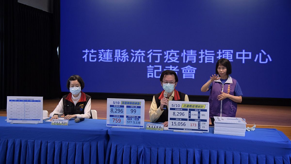 花蓮縣政府因應疫情設置防疫(發燒)門診,維持醫療院所的量能。(圖/花蓮縣政府新聞科提供) 花蓮縣政府因應疫情設置防疫(發燒)門診,維持醫療院所的量能。(圖/花蓮縣政府新聞科提供)