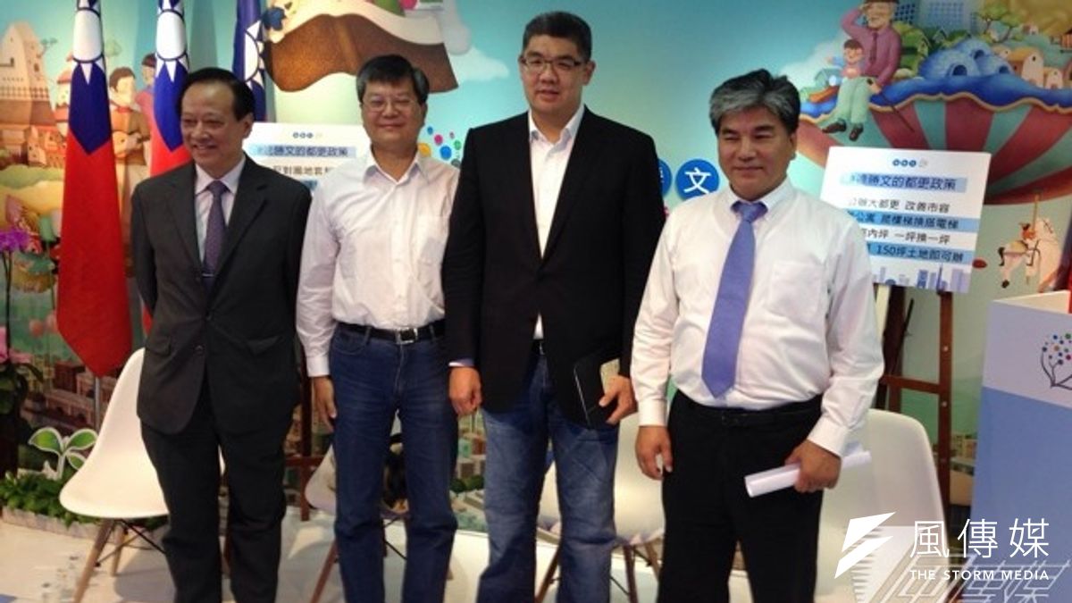 連勝文11日推出都更政見。(羅暐智攝) 連勝文11日推出都更政見。(羅暐智攝)