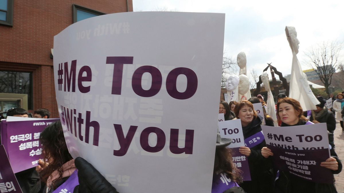 南韓「#MeToo」運動(資料照,AP) 南韓「#MeToo」運動(資料照,AP)