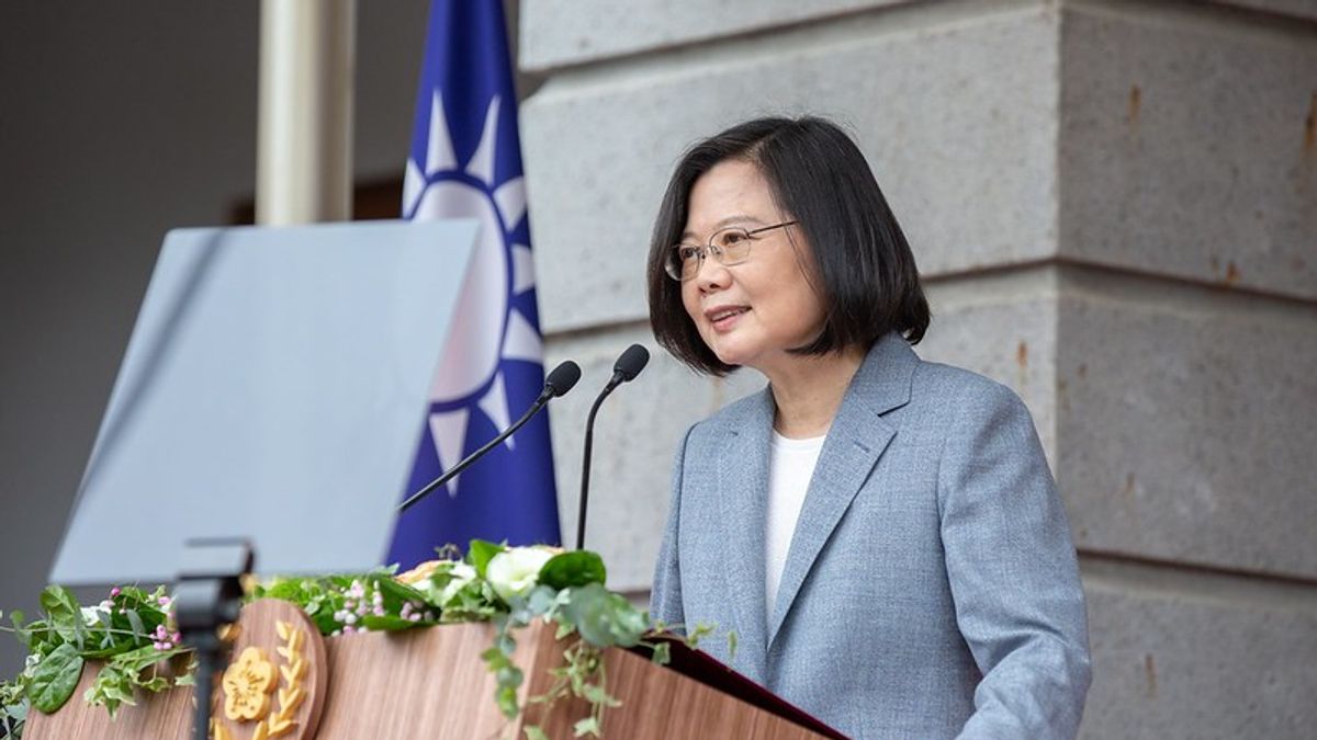 總統蔡英文20日上午宣誓就職,並於台北賓館發表就職演說。(取自總統府flickr) 總統蔡英文20日上午宣誓就職,並於台北賓館發表就職演說。(取自總統府flickr)