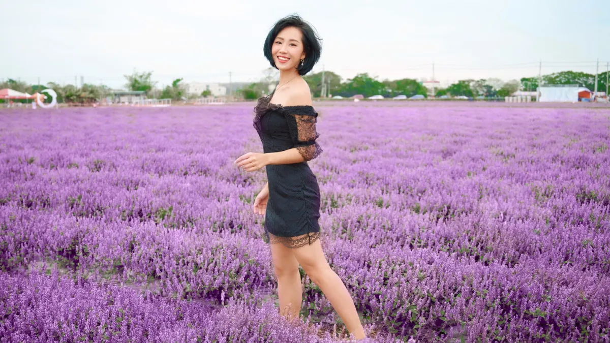 儘管不能出國,在桃園也能拍到像在國外的網美出遊照。(圖/kionabunny提供)