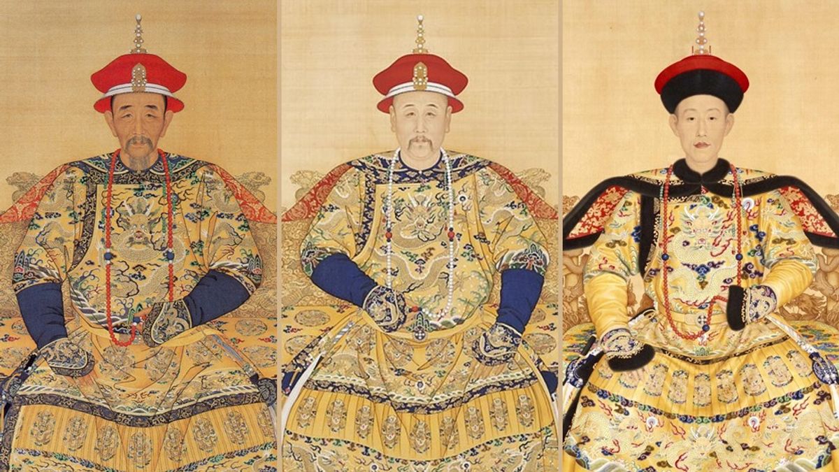 清朝的乾隆皇帝可以說是歷史上最著名的「文物破壞狂」!(合成圖/取自Wikipedia維基百科) 清朝的乾隆皇帝可以說是歷史上最著名的「文物破壞狂」!(合成圖/取自Wikipedia維基百科)