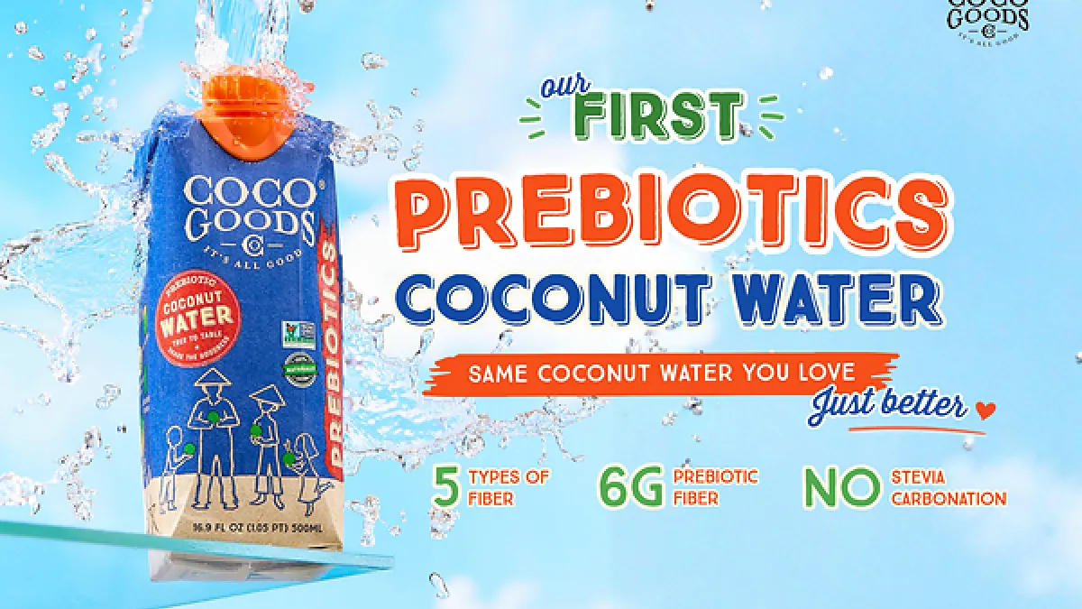 CocoGoodsCo Launches New Prebiotics Coconut Water: An Easy Upgrade To Everyday Hydration