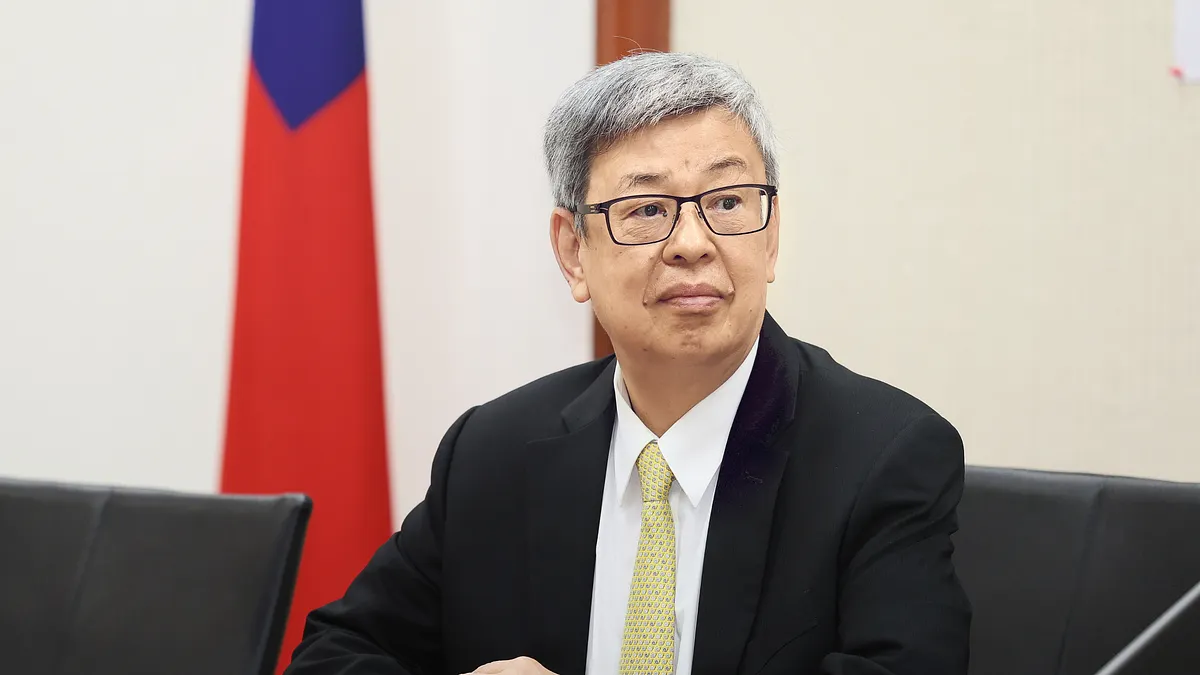 前副總統陳建仁成了民進黨的百搭,卸任後曾任行政院長,這回又被推薦成為中研院長。(柯承惠攝) 前副總統陳建仁成了民進黨的百搭,卸任後曾任行政院長,這回又被推薦成為中研院長。(柯承惠攝)