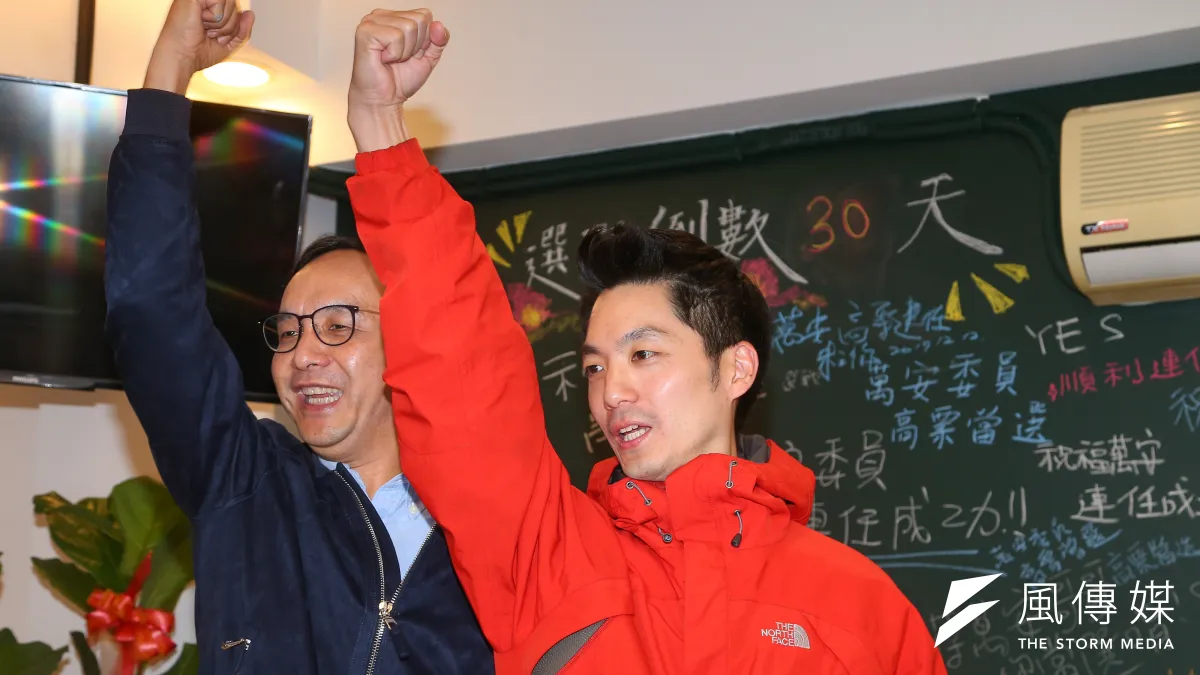 國民黨立委候選人蔣萬安(見圖)在《網路溫度計》統計的網路聲量排名為第3,第1名則由親民黨立委候選人李正皓拿下。(資料照,顏麟宇攝)。