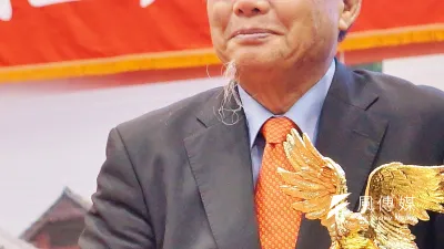 慶富集團董事長陳慶男。(盧逸峰攝)