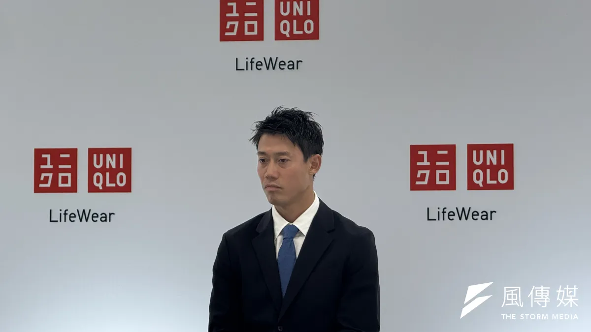 錦織圭は単独引退会見で、盛田会長への感謝やグランドスラム未制覇への悔い、現役生活を「50点」と自己採点した率直な思いを明かし、今後は日本スポーツ界の価値向上に貢献したいとの意欲を示した。(黄信維撮影)