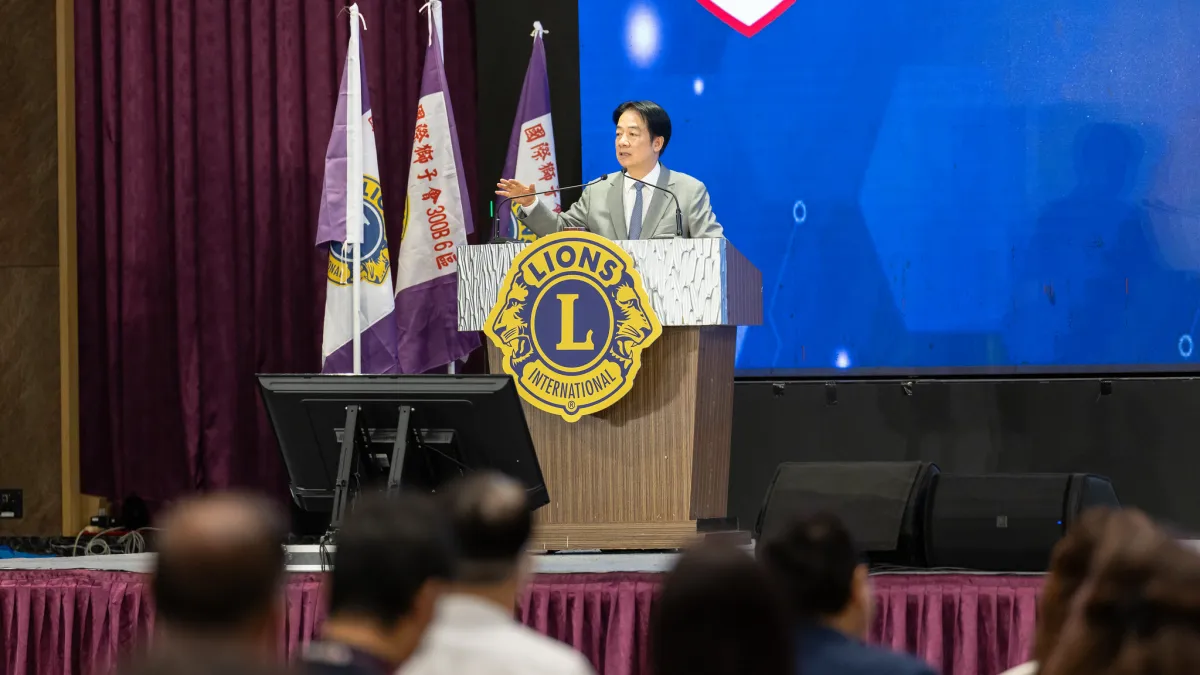 總統賴清德「團結國家十講」,意在以團結之名「打掉雜質」。(總統府提供)