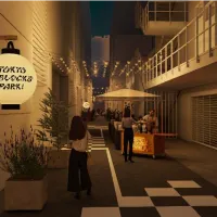 東京建物などは東京駅前・八重洲の路地を活用したイベント「TOKYO BLOCKS PARK!2026 ~路地で夕涼み~」を9月に計6日間開催し、再開発が進むエリアで食と空間演出を通じた賑わい創出を図る。(写真/東京建物提供) 東京建物などは東京駅前・八重洲の路地を活用したイベント「TOKYO BLOCKS PARK!2026 ~路地で夕涼み~」を9月に計6日間開催し、再開発が進むエリアで食と空間演出を通じた賑わい創出を図る。(写真/東京建物提供)