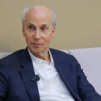ノーベル化学賞受賞者のコーンバーグ博士(Dr. Roger D. Kornberg)風傳媒の独占インタビューで、「病気の終結のための奮闘」について語る。(写真/顏麟宇撮影) ノーベル化学賞受賞者のコーンバーグ博士(Dr. Roger D. Kornberg)風傳媒の独占インタビューで、「病気の終結のための奮闘」について語る。(写真/顏麟宇撮影)