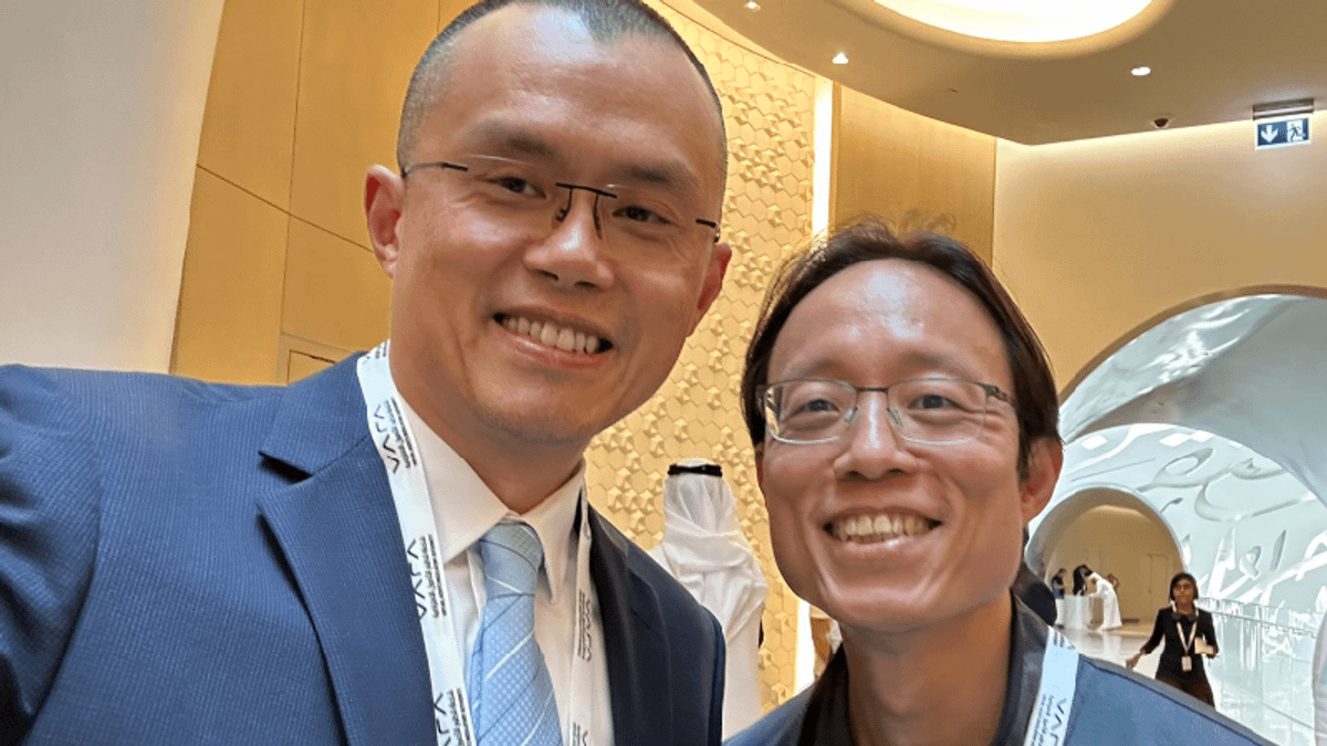 趙長鵬、CZ(圖左)。(圖/取自推特「@cz_binance」) 趙長鵬、CZ(圖左)。(圖/取自推特「@cz_binance」)