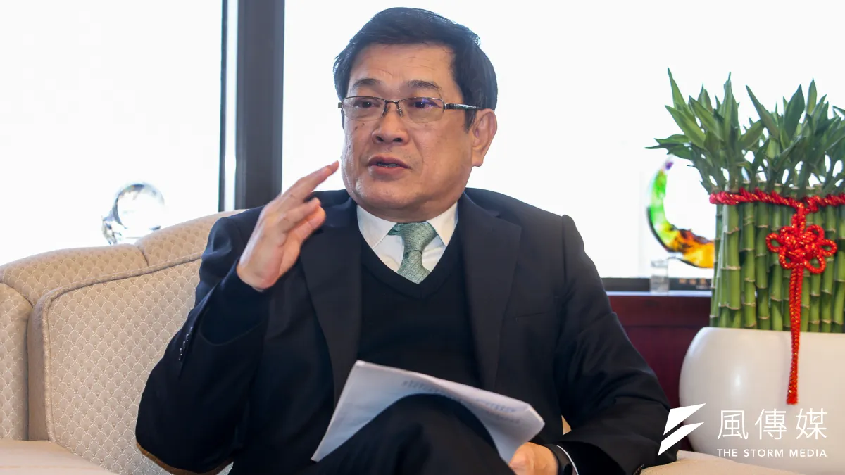 台電董事長楊偉甫專訪。(陳明仁攝)