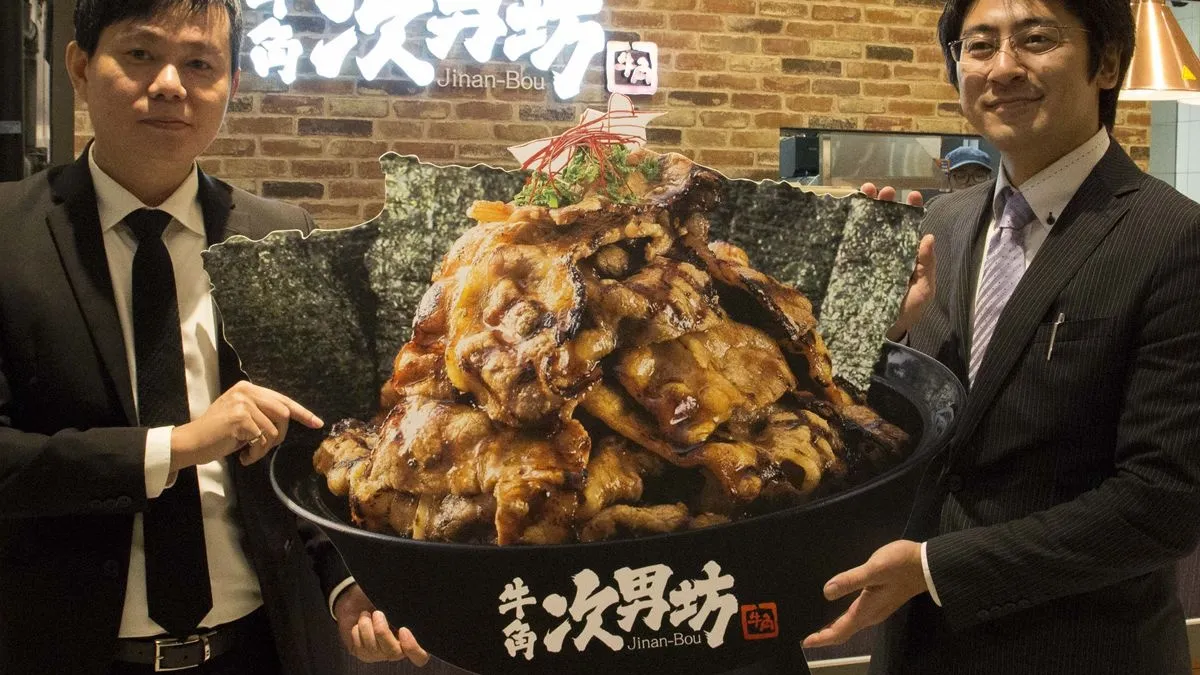 插旗新光三越台南新天地 牛角次男坊燒肉丼登陸府城