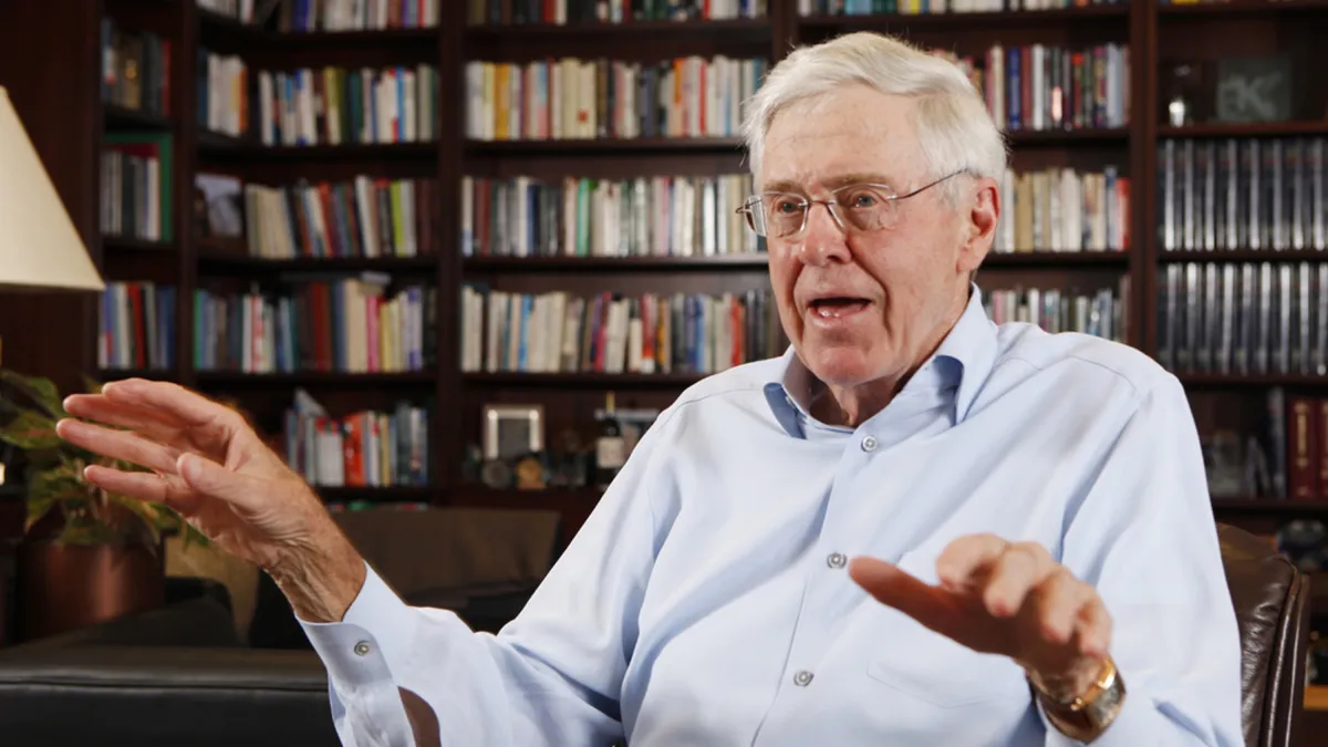 查爾斯.科克(Charles Koch),美國保守派與共和黨最重要的金主(AP)