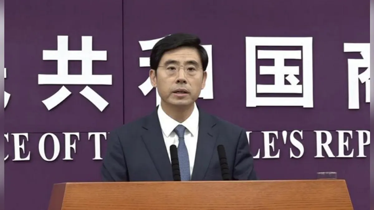 圖為大陸商務部發言人何亞東。(新華網)