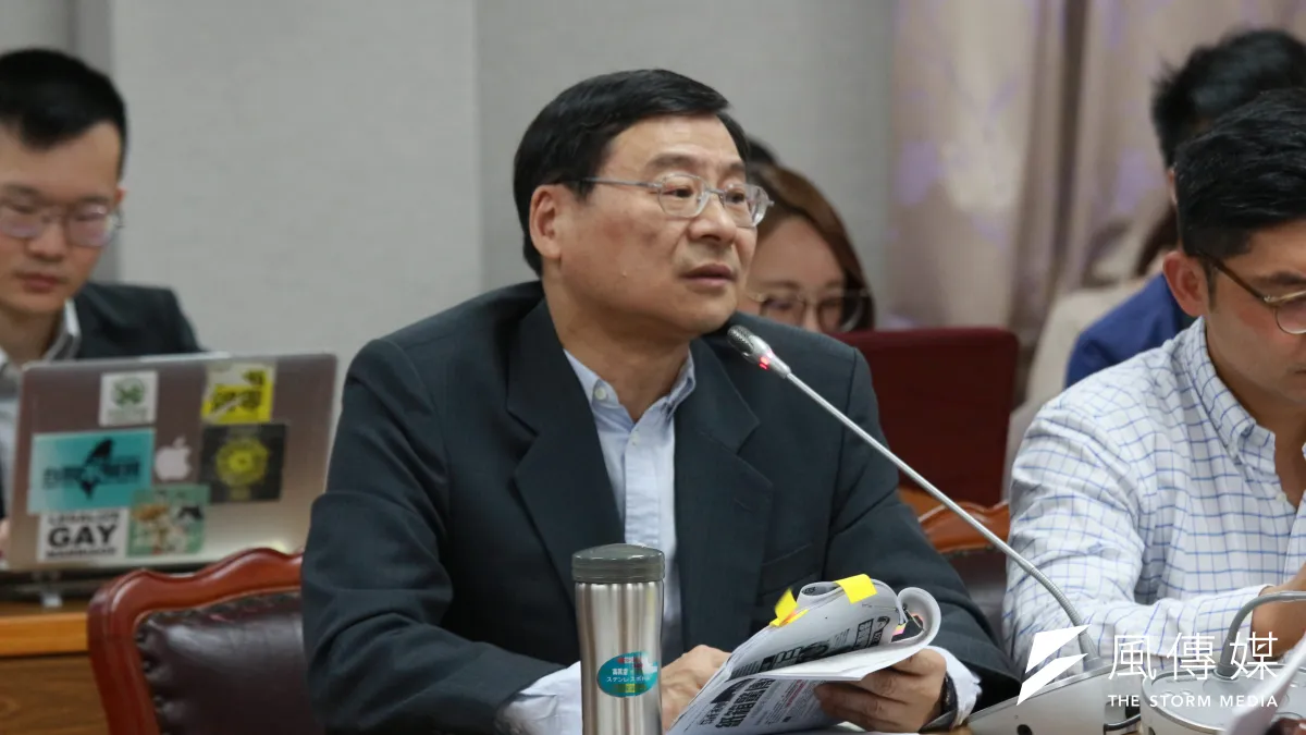 立法院司法及法制委員會審查法案,立法委員曾銘宗發言。(陳韡誌攝)